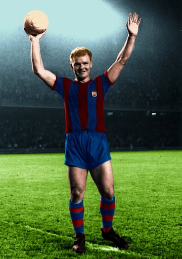 Años en el club: 1950-1961 | Goles totales con el FC Barcelona: 194