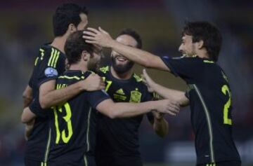 El 0-1 lo marcó Mata.