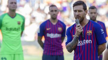 Messi, 81 segundos de discurso y una obsesión