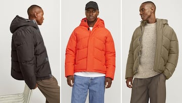 Abrigo acolchado con capucha Jack & Jones Jjworld para hombre en Amazon