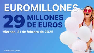 Euromillones: comprobar los resultados del sorteo de hoy, viernes 21 de febrero