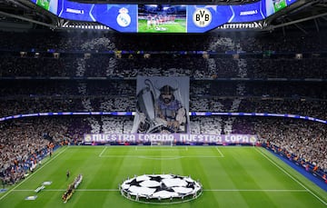 Los tifos más espectaculares del Real Madrid en el Santiago Bernabéu