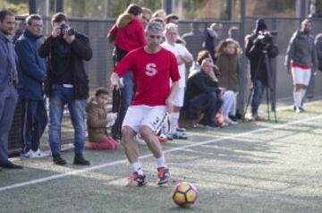 Julio Garca Mera. Partido solidario a favor de Fundela (Fundacin Espa?ola para el Fomento de la Esclerosis Lateral Amiotrfica) jugado en el Liceo Europeo entre amigos de Kiko y amigos de Matallanas 