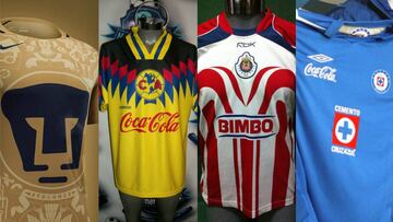 Las camisetas más bonitas del fútbol mexicano