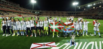 La Real Sociedad, campeonas de la Copa de la Reina.