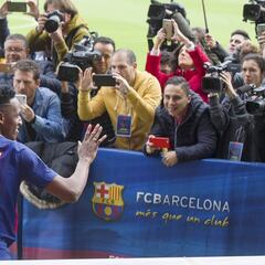 Primera semana de Mina en Barça: a la espera del debut