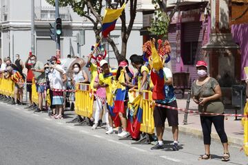 Seguidores durante la etapa.