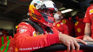 Carlos Sainz (Ferrari). F1 2021.