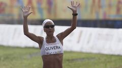 Erika Olivera, maratonista chilena. 