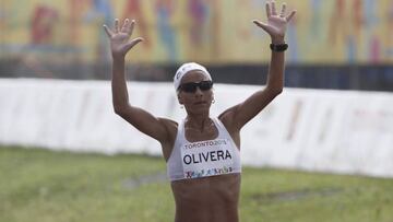 Erika Olivera, maratonista chilena. 