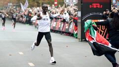 Kipchumba, con unas Adidas, gana a los atletas con Vaporfly