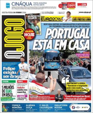 Portadas de la prensa mundial