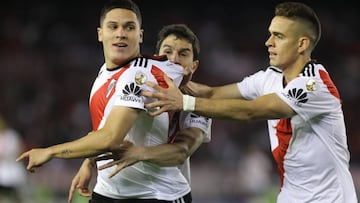 River Plate tiene en planes pagar cerca de 8 millones de d&oacute;lares para pagar a Porto y Atl&eacute;tico por los pases de Juan Fernando Quintero y Santos Borr&eacute;.
 
 
 
 
 
 
 