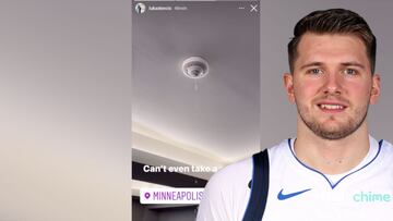 "Ni siquiera puedo tomarme una siesta": Doncic y su curiosa avería en la habitación
