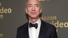 Jeff Bezos en los Amazon Prime Video&#039;s Golden Globe Awards en The Beverly Hilton Hotel, California. Enero 6, 2019.