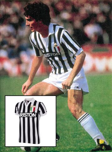 Paolo Rossi, con la camiseta de la Juventus a principio de los 80, con la que ganó su primera Copa de Europa