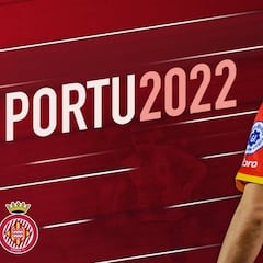 El Girona asegura la continuidad de Portu y lo renueva hasta 2022
