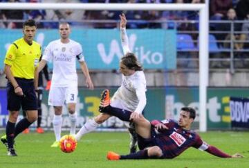 Luka Modric con Daniel García.