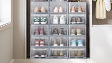¿Cómo organizar los zapatos? Adiós a la falta de espacio con estas cajas apilables