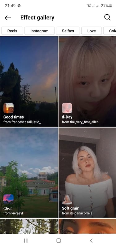 Cómo añadir a tu Instagram filtros que veas en las historias de otros