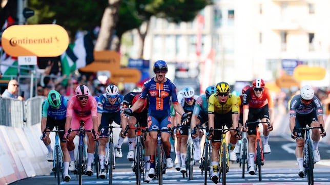 Van Uden, nuevo rayo del esprint en el Giro