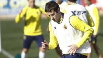 Cani, en un entrenamiento el año pasado.