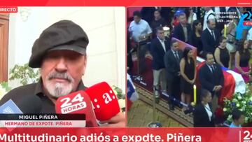 ‘Negro’ Piñera llega a despedir a su hermano Sebastián y no aguanta la emoción: el momento es conmovedor