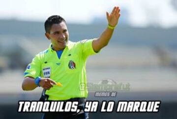 Fernando Guerrero marcó de manera correcta el penal convertido por el paraguayo Osvaldo Martínez con el que América acortó distancias antes del descanso.