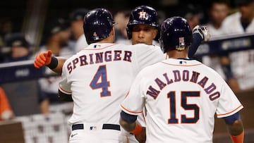 Con par de cuadrangulares, el equipo de Houston evit&oacute; que los Rays accedieran a la Serie Mundial con cuatro triundos al hilo y obligan a un quinto juego.