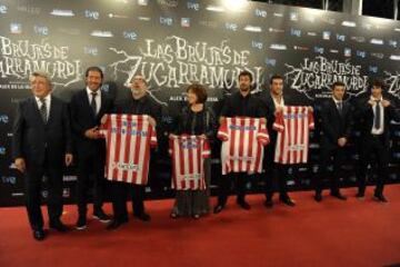 El Atlético de Madrid en el preestreno de "Las Brujas de Zugarramurdi".