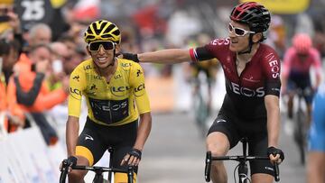 Egan Bernal y Geraint Thomas