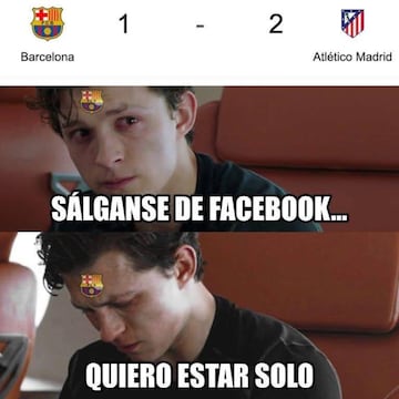 Los memes se ceban con el Bar?a tras la derrota ante el Atleti