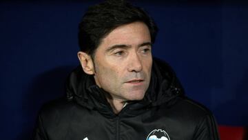 El entrenador del Valencia, Marcelino García Toral.