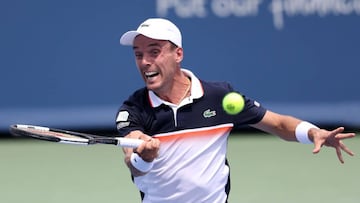 Roberto Bautista, durante un partido.