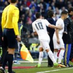 James es el más sustituido: no acaba el 73% de sus partidos