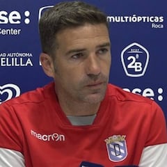 Carrión, avisa: "El Melilla dará su mejor nivel e intentará ganar"