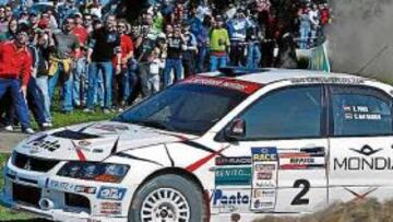 <b>MITSUBISHI. </b>Pons fue el primero de siete Mitsubishi en cabeza.