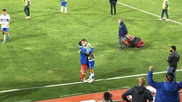 La trastienda de la caída de la UC dejó varios momentos interesantes. Saludos fraternos en la previa y post y locura trasandina por el triunfo, lo más destacado.