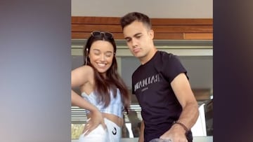 Reguilón es viral en TikTok: Su novia acaba 'pegándole'