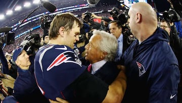 Robert Kraft, Bill Belichick y Tom Brady, unidos...les guste o no