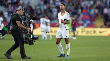 Bellingham, tras el partido ante el Barcelona en Montjuïc.