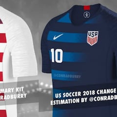 Filtran las nuevas camisas de la Selección de Estados Unidos