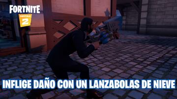 Fortnite Capítulo 2 - Temporada 1 | Desafío del Festival de Invierno: fase 2 de 2 - Inflige daño a enemigos con un lanzabolas de nieve