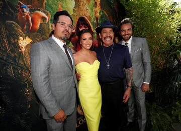 Michael Pena, Eva Longoria, Danny Trejo y Eugenio Derbez 