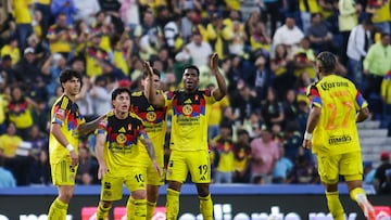 during the quarter-final second match between America and Monterrey as part of the Liga BBVA MX, Torneo Apertura 2025 at Ciudad de los Deportes Stadium, on November 29, 2025 in Mexico City, Mexico.