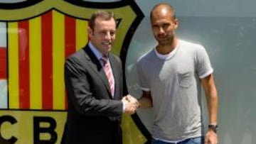 Guardiola no transige y sólo renueva por un año