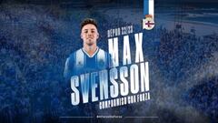Oficial: Max Svensson completa la delantera del Deportivo