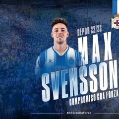 Oficial: Max Svensson completa la delantera del Deportivo