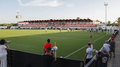 22/08/20 CIUDAD DEPORTIVA PATERNA VALENCIA 
 CORONAVIRUS COVID19
 ESTADIO ANTONIO  PUCHADES
 PARTIDO AMISTOSO PRETEMPORADA
 VALENCIA CF - CD CASTELLON
 PANORAMICA VISTA GENERAL