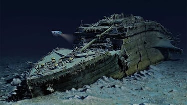 ‘Presumed human remains’ found close to recovered Titan wreckage